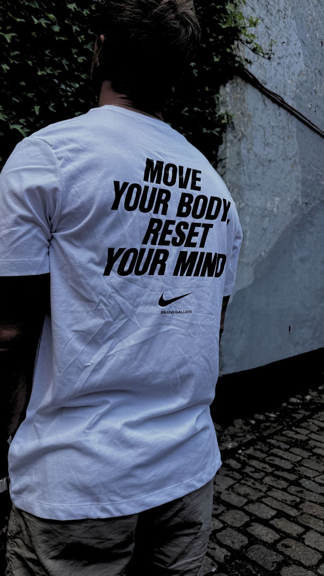 Nike x Reset Social Run Club T-shirt HVID unisex